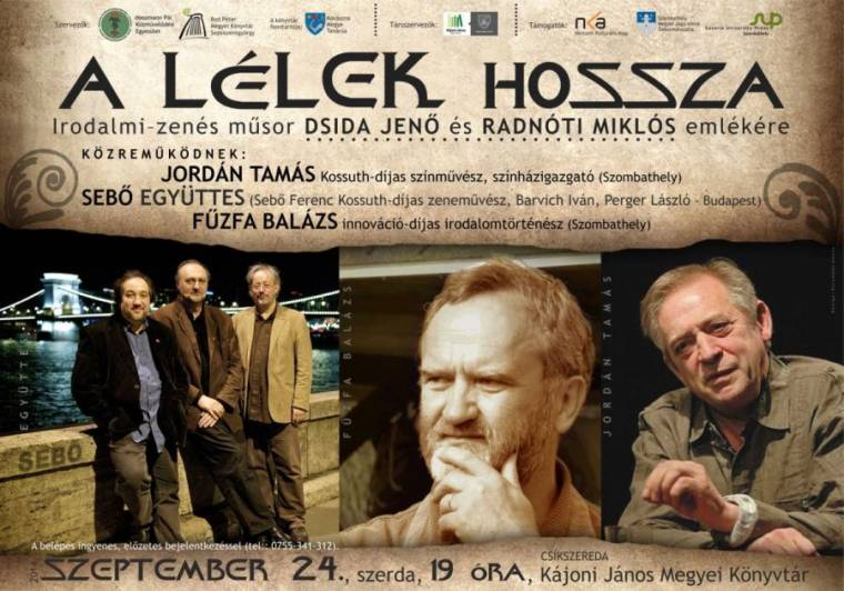 Közös versmondás Jordán Tamás színművésszel