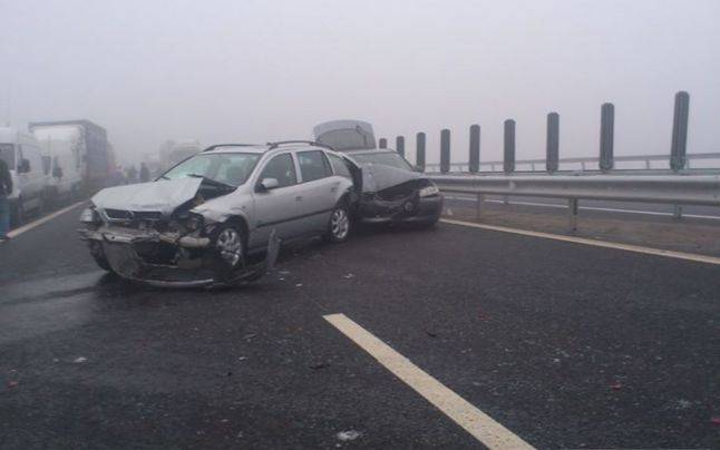 Tömegkarambol a frissen átadott Szászváros–Szeben-sztrádán