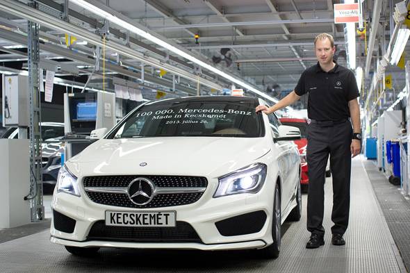 Büszkék a kecskeméti Mercedes-gyárra