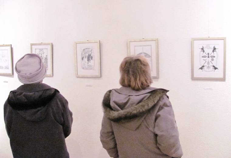 Jankovics Marcell grafikái Szentgyörgyön