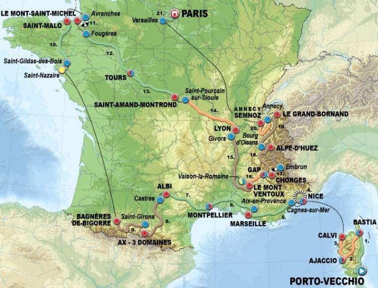 Korzikán rajtol a centenáriumi Tour de France