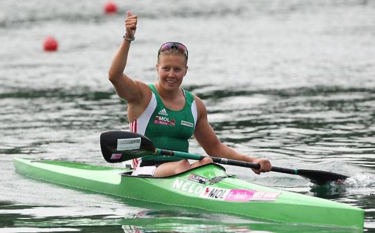 Az ötszörös olimpiai bajnok Kozák Danuta ötszáz méteren, egyesben bizonyíthat, amelyben szintén címvédő - Archív felvétel 