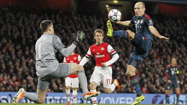 Londonban verte a Bayern az Arsenalt