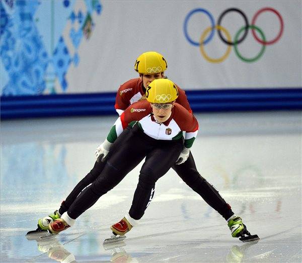 Pontszerzők a magyar gyorskorcsolyázók Szocsiban