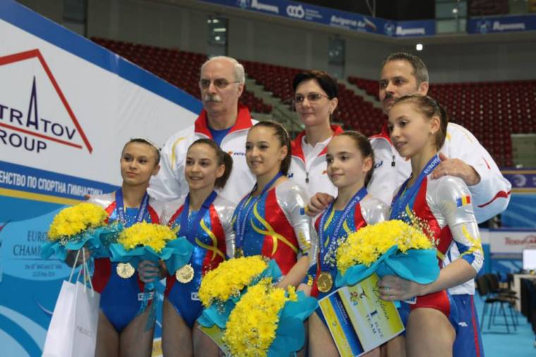 Két aranyéremmel zártak a román lányok a torna-Eb-n