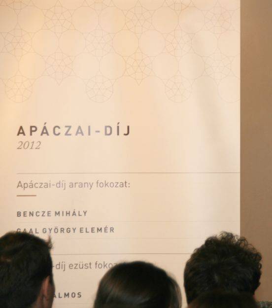 Az Apáczai-díj tíz éve