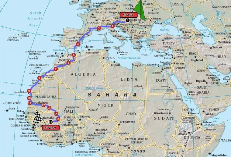 Hét erdélyi fiatal is részt vesz a Budapest-Bamako Rallyn