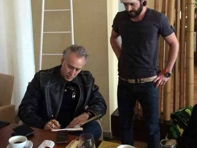 Nicolas Cage Mamaián töltötte a hétvégét