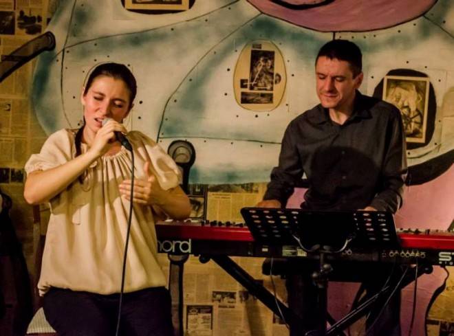 Sárik Péter és Luiza Zan dzsesszkoncertje Marosvásárhelyen