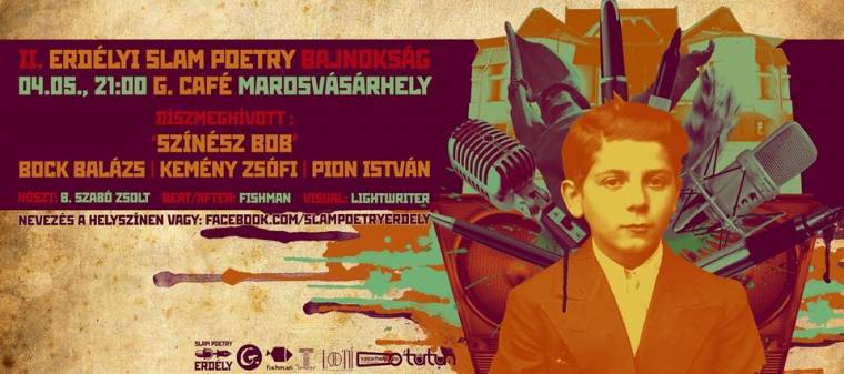 Vásárhelyen folytatódik az Erdélyi Slam Poetry-bajnokság