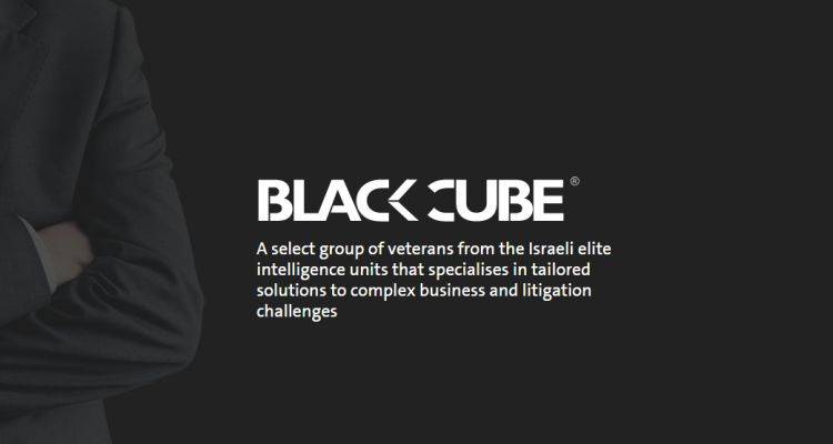 Moszad-vizsgálat a Black Cube ellen