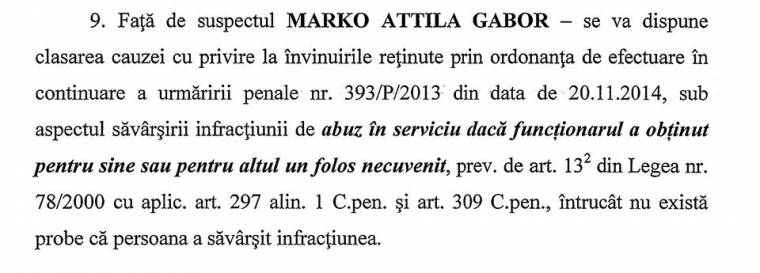 Markó Attila: ejtették a vádat a Bica-ügyben