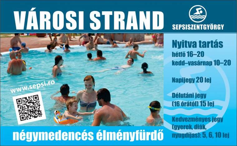 Olcsóbb belépőt kérnek a sepsiszentgyörgyi strandolók
