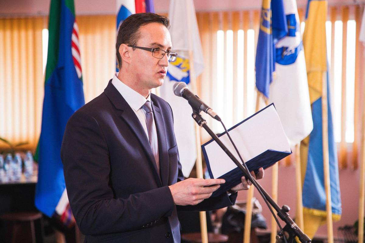 Nagy Zoltán Gyilkostón fogadja a székelyföldi városok polgármestereit. Archív 