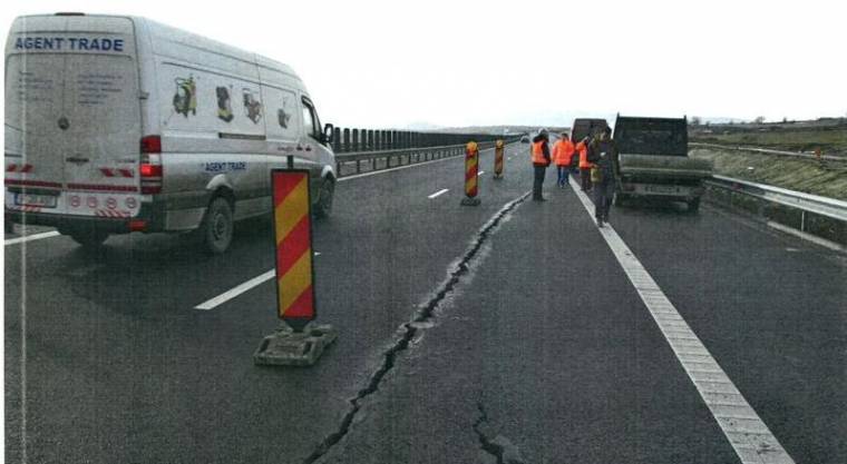 Újra kell építeni egy szakaszt a dél-erdélyi sztrádán