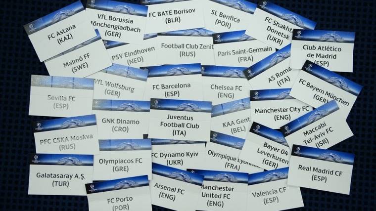 Négy topligás csapat alkotta csoport is összejött a BL-főtáblán
