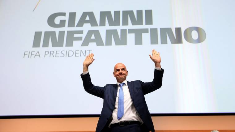 Gianni Infantino a FIFA új elnöke
