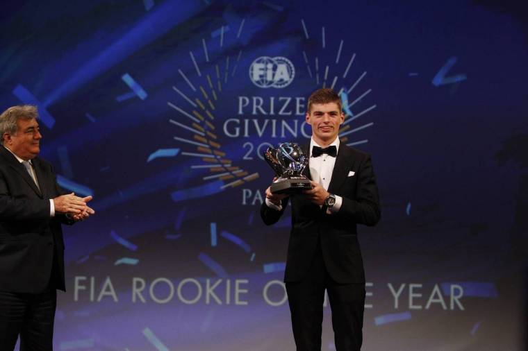 Tarolt Max Verstappen a FIA-gálán