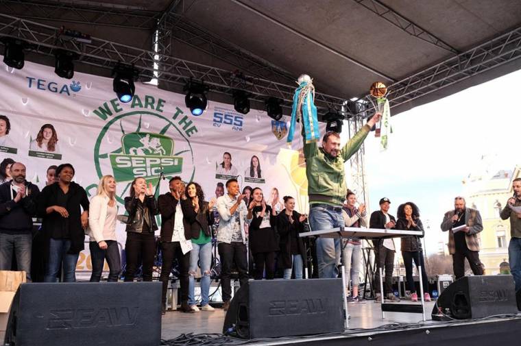Megünnepelték a Sepsi-SIC román bajnoki címét