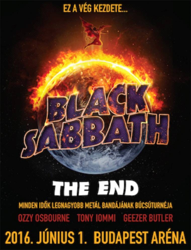 Pesten indul a Black Sabbath búcsúturnéja