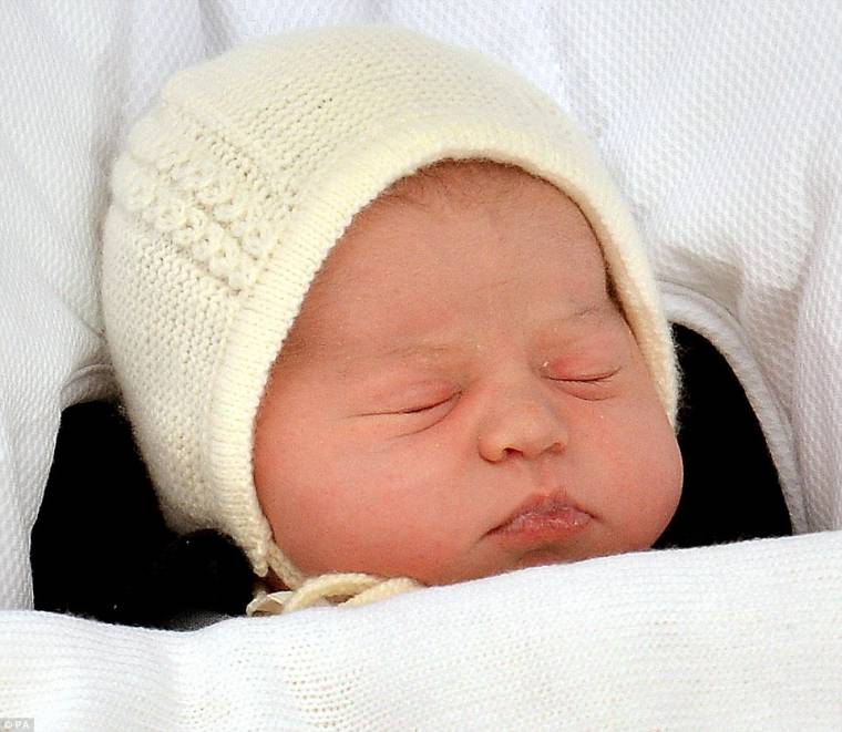 Charlotte Elizabeth Diana az újszülött hercegnő neve
