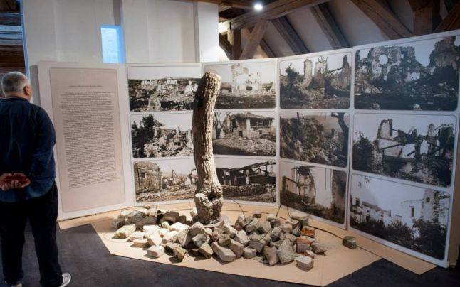 Temesvárról Itáliába szállítják a lövedékek által szabdalt doberdói fatörzset