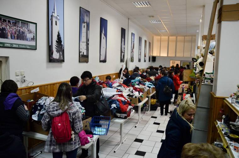 Jótékonysági bolhapiac Udvarhelyen