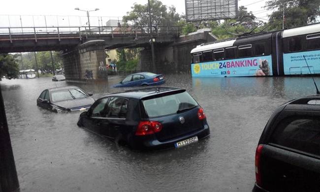 Víz alá került Temesvár egy része