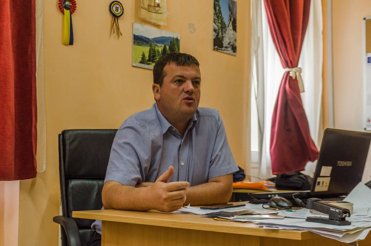 Iojiban Gheorghe polgármester &bullet;  Fotó: Gecse Noémi