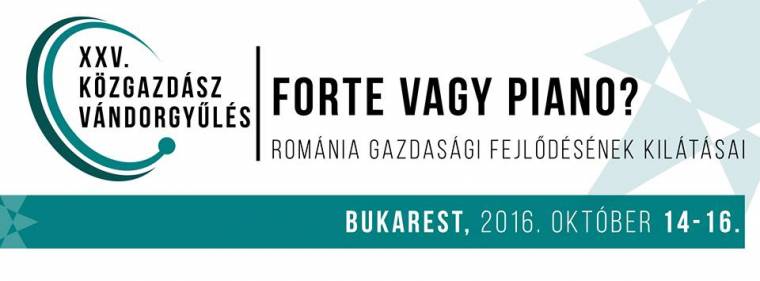 Bukarestben tartja jubileumi vándorgyűlését a közgazdász társaság