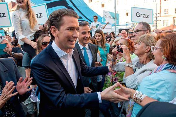 Sokan a 31 éves Sebastian Kurzot jósolják Ausztria következő kancellárjának &bullet;  Fotó: CNBC.com