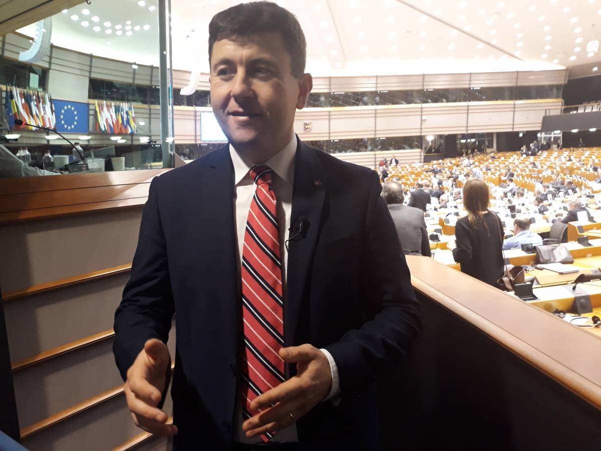 Borboly Csaba a helyszínen •  Fotó: Szucher Ervin