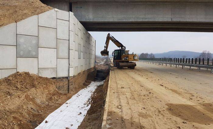 Munkálatok a Temes megyei Marzsina közelében • Fotó: Opiniatimisoarei.ro
