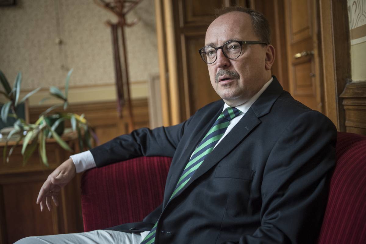 Németh Zsolt szerint minden magyar politikai erőnek elemi kötelessége a nemzeti alapon szerveződő politikai erők támogatása •  Fotó: Kocsis Zoltán