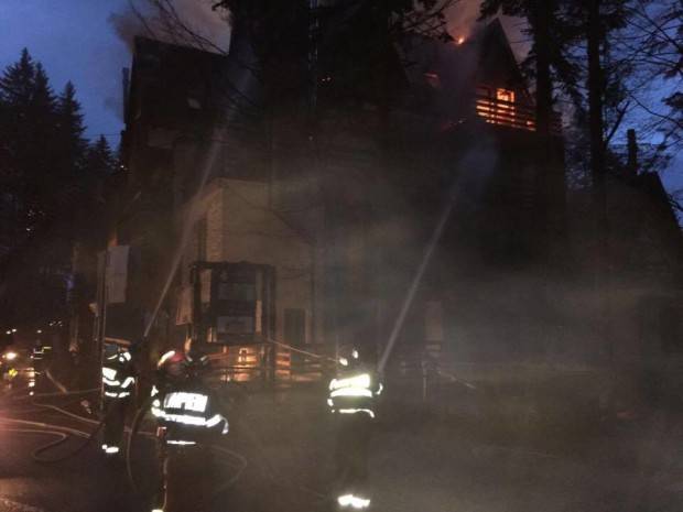 Hibás kémény miatt égett le egy szálloda Sinaián