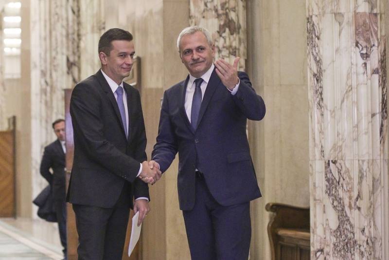 Sorin Grindeanu és Liviu Dragnea