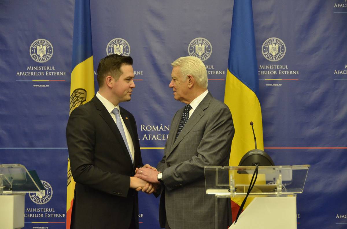 Tudor Ulianovschi és Teodor Meleșcanu •  Fotó: MAE