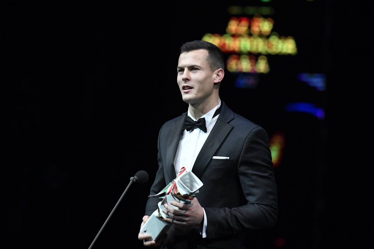 Baji Balázs világbajnoki bronzérmes, Európa-bajnoki ezüstérmes, Universiade aranyérmes atléta, az év férfi sportolója •  Fotó: MTI