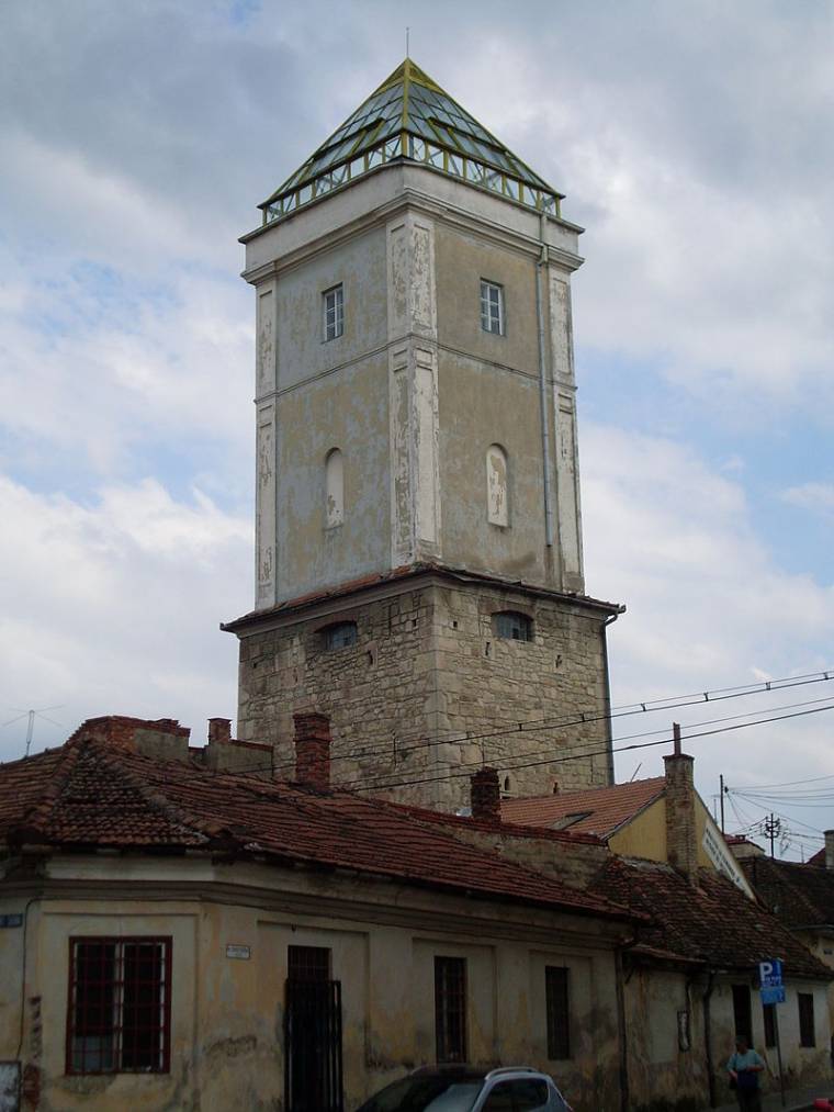 Baldachin a kolozsvári Tűzoltótornyon