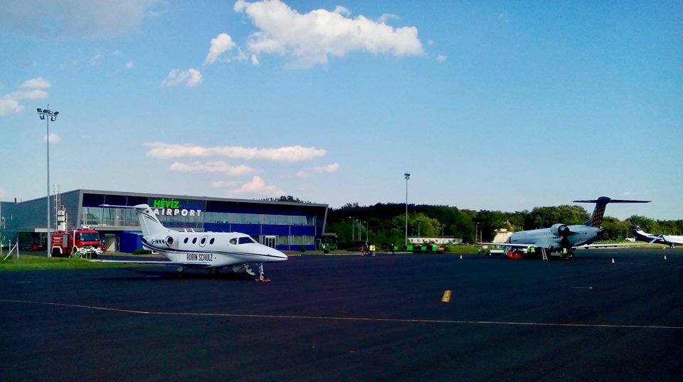 &bullet;  Fotó: A Hévíz-Balaton Airport Facebook-oldala