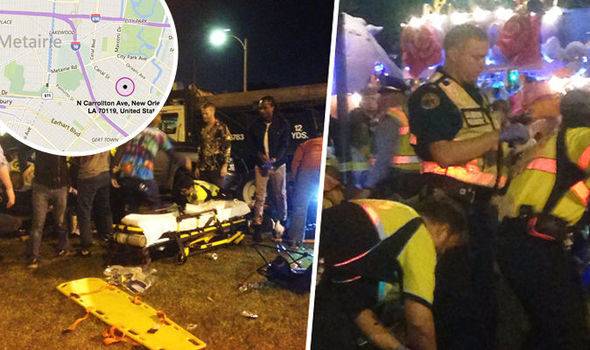 Tömegbe hajtott egy teherautó New Orleansban