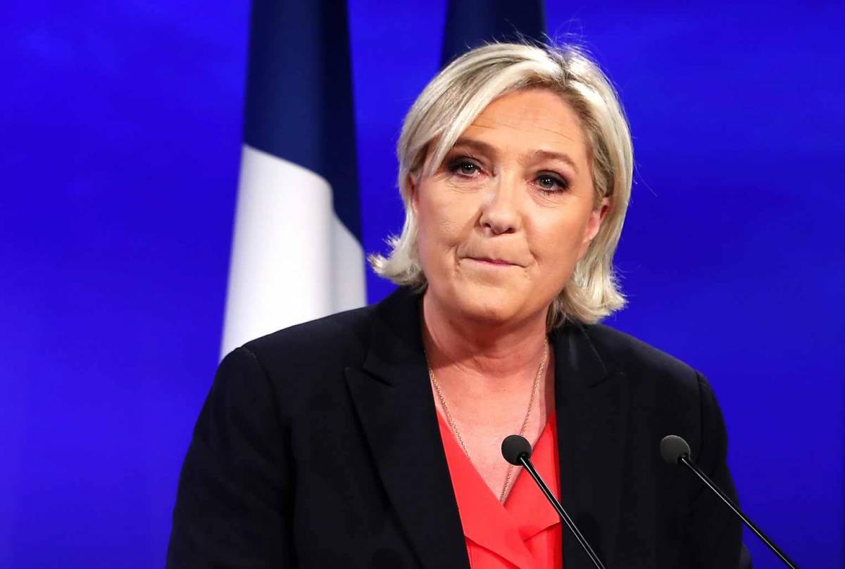 Marine Le Pen, a francia jobboldali Nemzeti Összefogás vezetője • Fotó: EPA