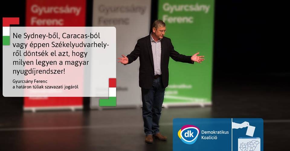 &bullet;  Fotó: Facebook/Gyurcsány Ferenc