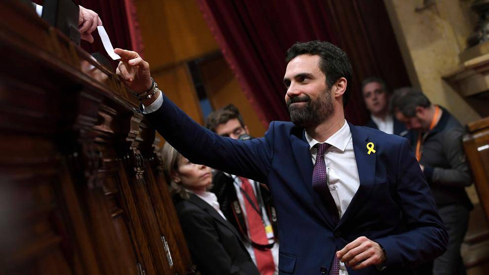 Roger Torrent &bullet;  Fotó: Lavanguardia.com/AFP/Lluis Gene