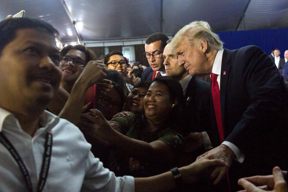 &bullet;  Fotó: Facebook/Donald J. Trump