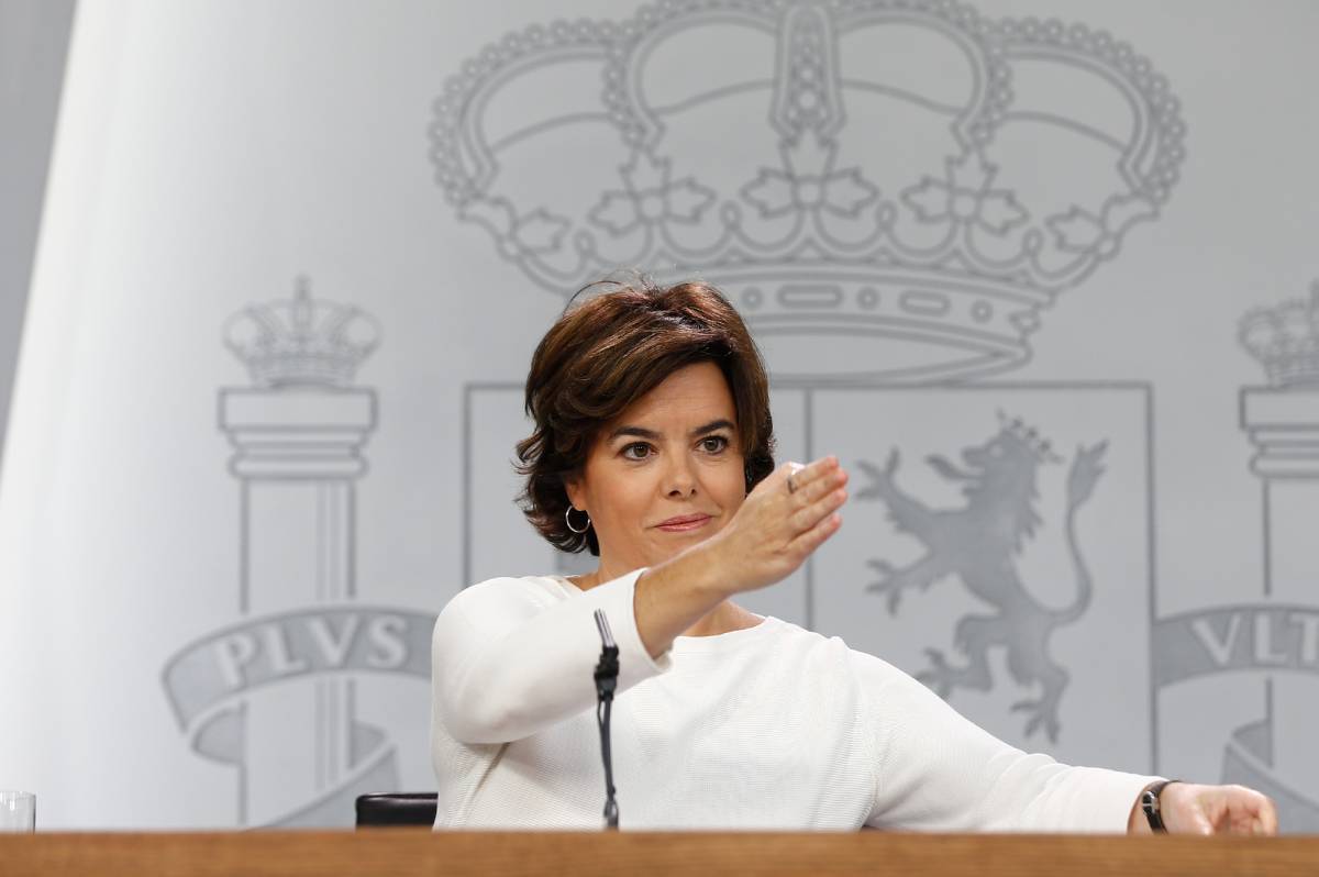 Soraya Sáenz de Santamaría &bullet;  Fotó: Lamoncloa.gob.es