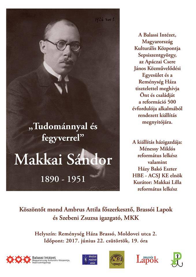 Makkai Sándorról nyílik kiállítás Brassóban
