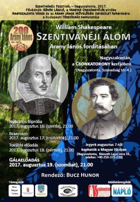 Háromszor mutatják be a Szentivánéji álmot a szalontai Csonkatorony tövében