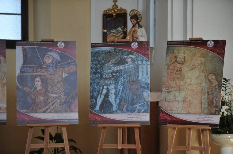 Freskók a lovagkirály legendájáról a Szent László Napokon