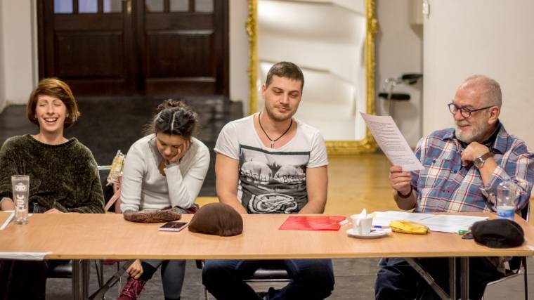 A színházi élet kiválóságai Nagyváradon
